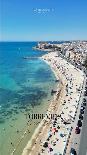 ☀️ Torrevieja Beach from Above | Costa Blanca Drone Views 🌊 #Torrevieja