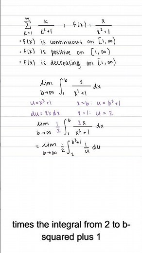 Integral Test - Diverge