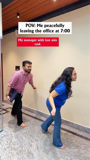 That last-minute task by our manager 😎