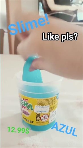 #slime Slime azul Voi Caro!