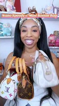 Nano Speedy vs. Mini Boston bag which would you choose? #handbags #speedy #gucci #louisvuitton