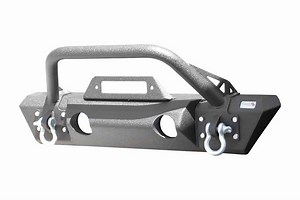 Fishbone Offroad Front Stubby Winch Bumper for 2018 & Up Jeep Wrangler
