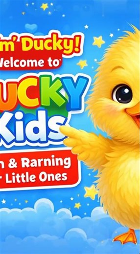 Meet Ducky! 🐤 Fun & Learning for Little Ones | Ducky Kids Intro