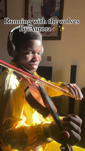 Listen to Aurora on violin “running with the wolves”#runningwiththewolves#aurora#violincover #viral