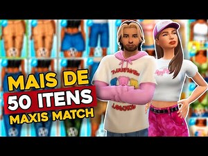 PACK DE CPS MAXIS MATCH ANOS 2000 PARA O THE SIMS 4