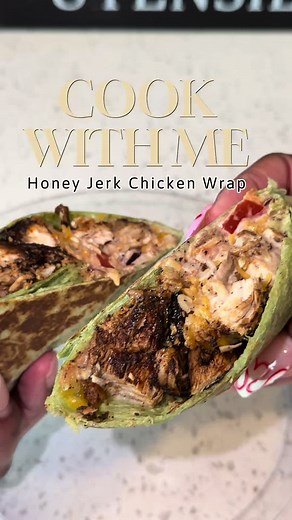 Delicious Honey Jerk Chicken Wrap Recipe