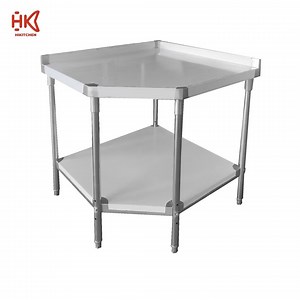 [Hot Item] Commercial Kitchen Stainless Steel Corner Table for Restaurants for Kitchens