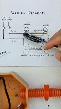 3-Way Switch | Wiring Diagram of 3-Way Switch with Two Bulbs | RAFFYBOY