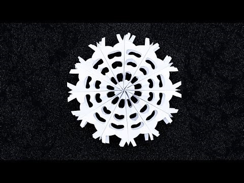 DIY Christmas Paper Snowflakes Tutorial ❄️ Easy Paper Snowflakes Decorating