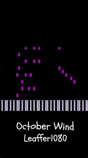 October Wind Piano Melody #beepbox #ultrabox #piano