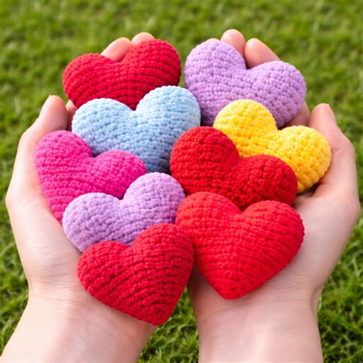 Crochet Heart Pattern PDF, Amigurumi Tutorial, Valentine Gift, Beginner Friendly, Keychain - Etsy