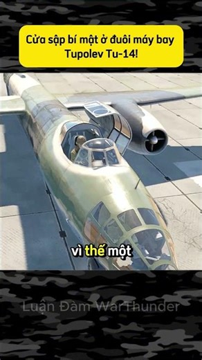 Cửa sập bí mật ở đuôi máy bay Tupolev Tu 14! #warthunder #shorts #viral #luandamwarthunder