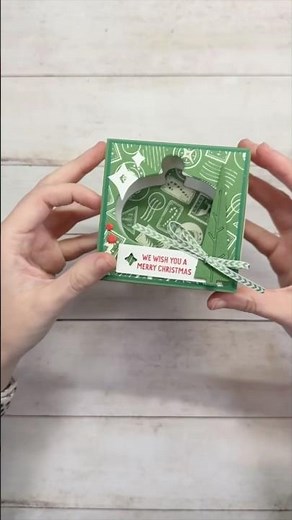 Stampin’ Up! Ornamental Christmas Slide Out Gift Box