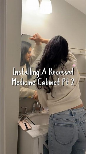 Installing A Recessed Medicine Cabinet Pt 2