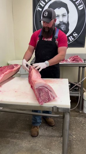 6M views · 10K reactions | Smooth like butter! #pork #smooth #sharpknife #beardedbutcher | The Bearded Butchers | Facebook