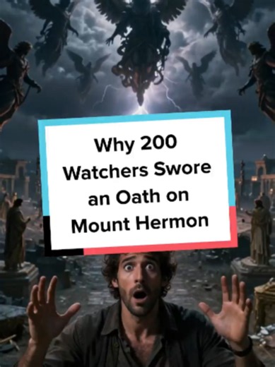 200 angels. One oath. A decision that would change humanity forever. According to 1 Enoch, it began on Mount Hermon. 📜 #BookOfEnoch #1Enoch #Watchers #BiblicalHistory #ForgottenScrolls