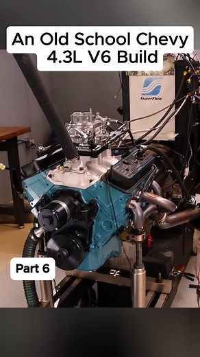 An Old School Chevy 4.3L V6 Build-p6#engine #rebuilding #enginebuild #fyp #oldcar | Ford Engine Projects