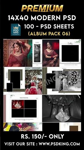 14x40 Album PSD Templates Pack 06