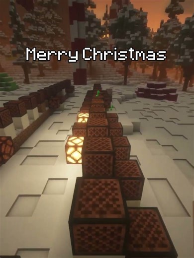 We wish you a Merry Christmas in MInecraft Noteblock
