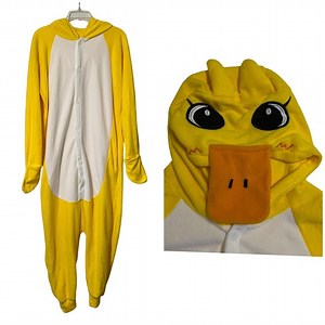 Duck onesie costume pajamas oversized S