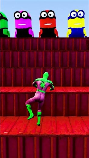 GTA 5 Epic Water Ragdolls | Spider-Man Jumps / Fails ep.17893 #shorts