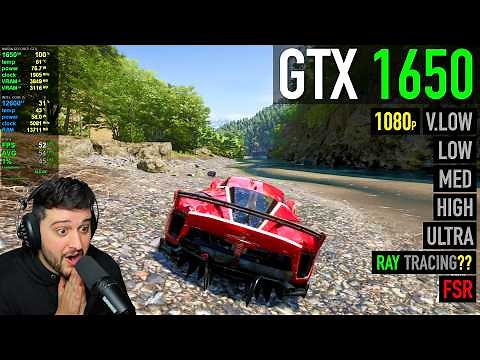 GTX 1650 - Forza Horizon 6 - INSANE Optimization! This is Crazy!!!