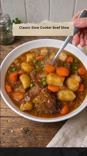 Classic Slow Cooker Beef Stew