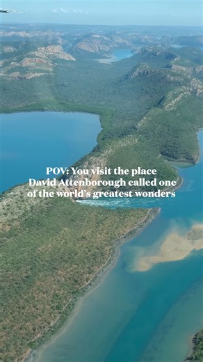 When the ocean decides to flow sideways 🌊 The Kimberley’s Horizontal Falls aren’t just a natural wonder – they're pure, untamed drama, hailed by David Attenborough as one of the world’s greatest! 🌅🚤 | Australian Traveller