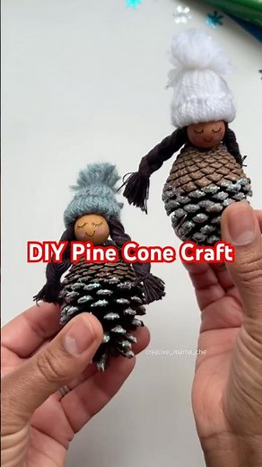 DIY Pine Cone Craft | Cute Forest Friend Tutorial