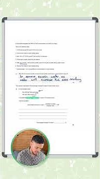GCSE Biology: Exam Question | Potato Experiment Method