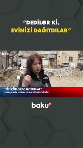 "Evimizi söküb, bizi çöllərdə qoyublar" | "Olympus" şirkəti iddialara nə cavab verdi? - Baku TV
