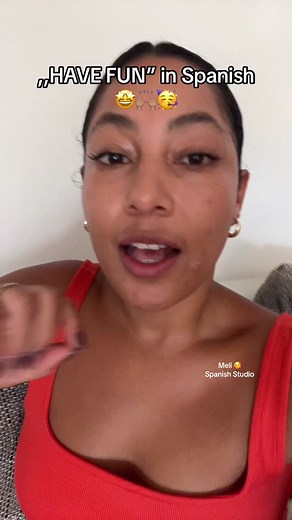How to say “HAVE FUN” in Spanish. Singular and plural. #spanishtiktok #latina #hispanictiktok #learnwithtiktok #teachersoftiktok #spanishteacher #spanishlesson #spanish #español #learnontiktok #language #spanishlessons #spanishclass