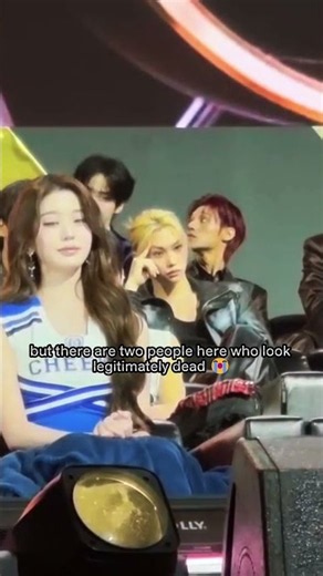 an 8-hour award show is lowkey driving idols crazy 😭 #ATEEZ #SAN #StrayKids #HAN #KPOP #shorts