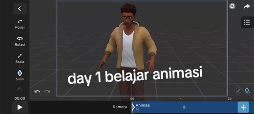 Belajar Animasi 3D di Hari Pertama