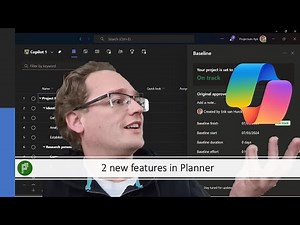 Baseline and Microsoft Copilot in Planner