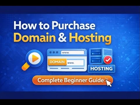 How to Buy Domain and Hosting | Step-by-Step Beginner Guide| How to Purchase Domain and Hosting