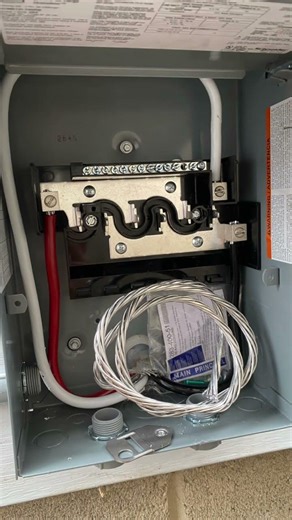 100amp sub panel install