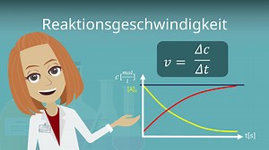 Reaktionsgeschwindigkeit • Formel und Berechnung - Video