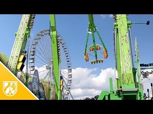 Schützenfest in Neuss 2018: Fahrgeschäft-Test auf der Kirmes