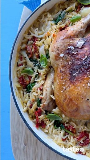 One-pot ‘marry me’ chicken and risoni