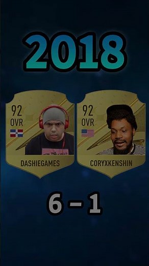 DashieGames vs CoryxKenshin (Rated Cards) #shorts