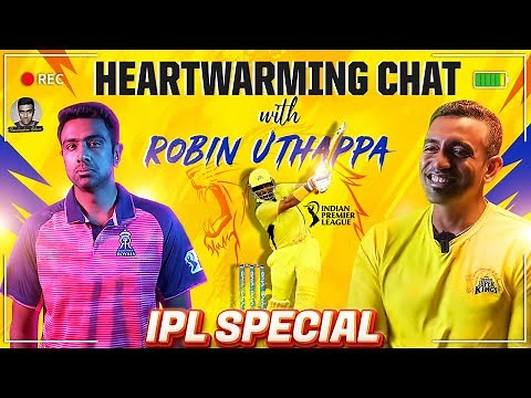 My Friendship with MS Dhoni: Heartwarming Chat with Robin Uthappa | IPL Special | R Ashwin