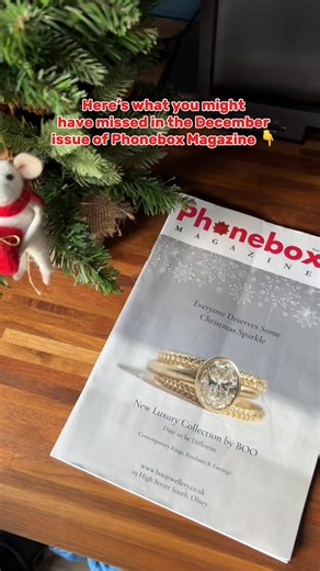 Let’s take a little peak to see what’s in the December issue 👀 Have you missed anything? | Phonebox Magazine