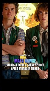 Maya Hawke Wants a Robin & Steve Spinoff After Stranger Things #shorts #strangerthings #netflix