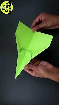 Easy Origami - World Record Winning Paper Plane | Longest flying paper plane | how to make 😃