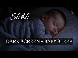 Shhh Sound & White Noise for Baby Sleep • Dark Screen • 10 Hours