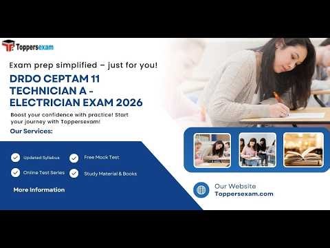 Drdo ceptam technician a exam pattern 2026 | syllabus | free mock test 2026 #drdo #ceptam #youtube