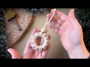 DIY Macrame Boho Christmas Ornaments —Beginner friendly!