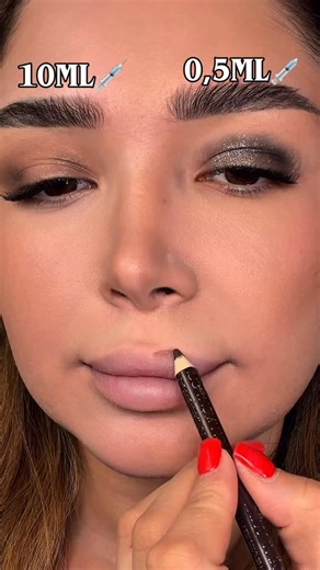 Anisa Hukmova on Instagram: "0,5ml or 10ml? #makeuptutorials #makeup #fyp"