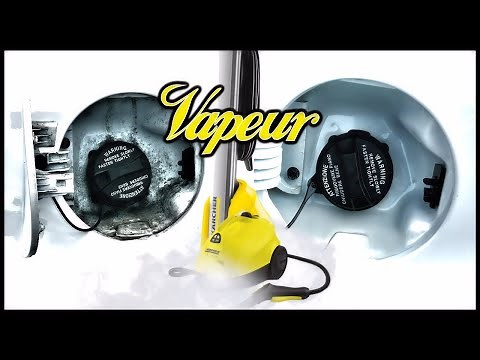 How to clean a car with steam!
